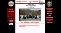 Desktop Screenshot of derbypd.org