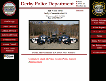 Tablet Screenshot of derbypd.org